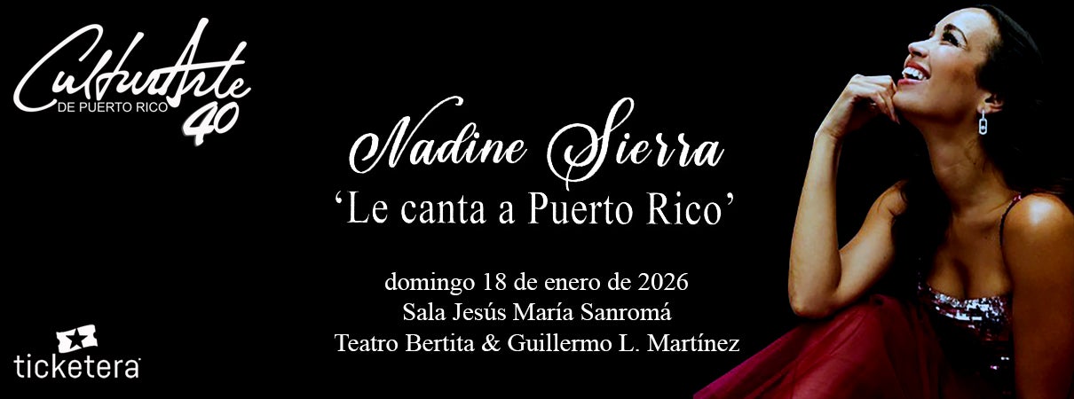 More Info for Nadine Sierra 'Le Canta a Puerto Rico'