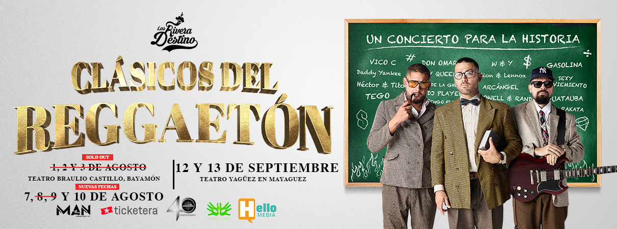 More Info for Los Rivera Destino: Clásicos del Reggaetón