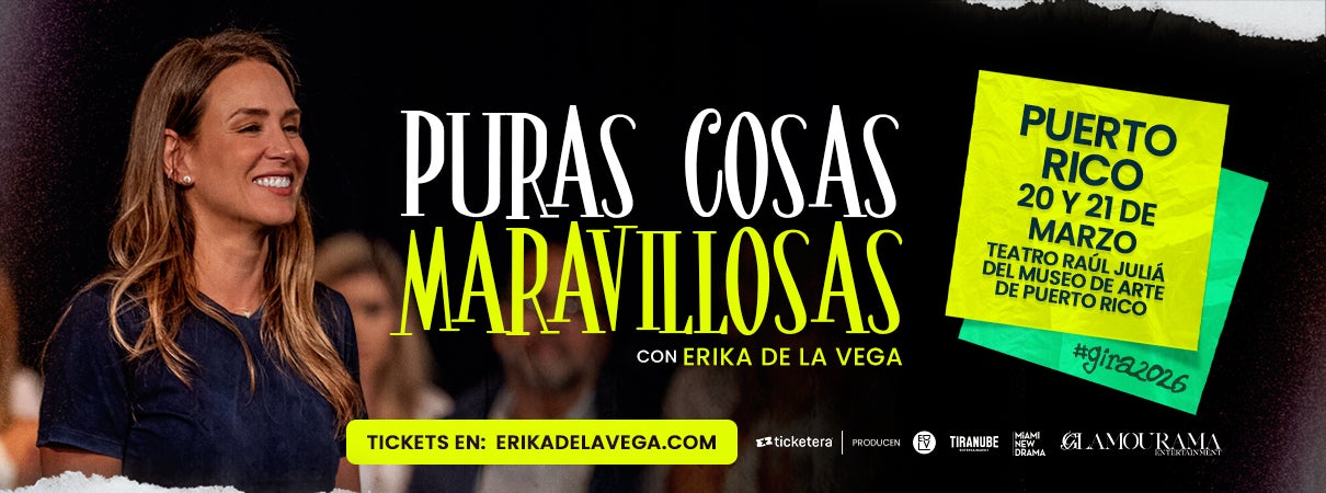 More Info for “Puras Cosas Maravillosas” con Erika de La Vega