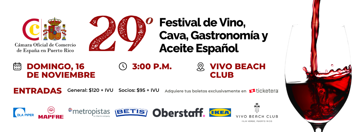 More Info for 29 Festival del Vino y el Cava, la Gastronomía y el Aceite Español
