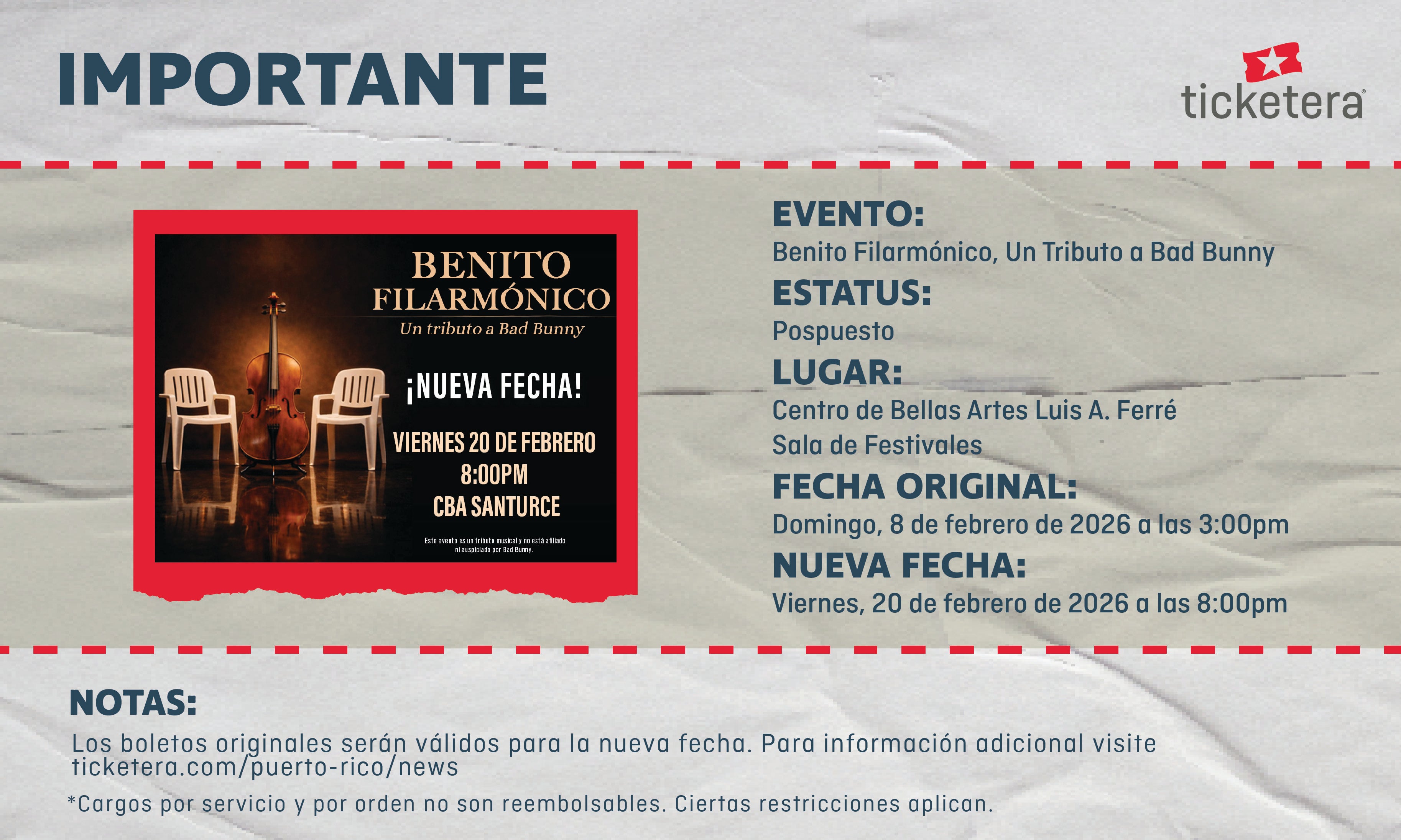 More Info for Benito Filarmónico, un Tributo a Bad Bunny