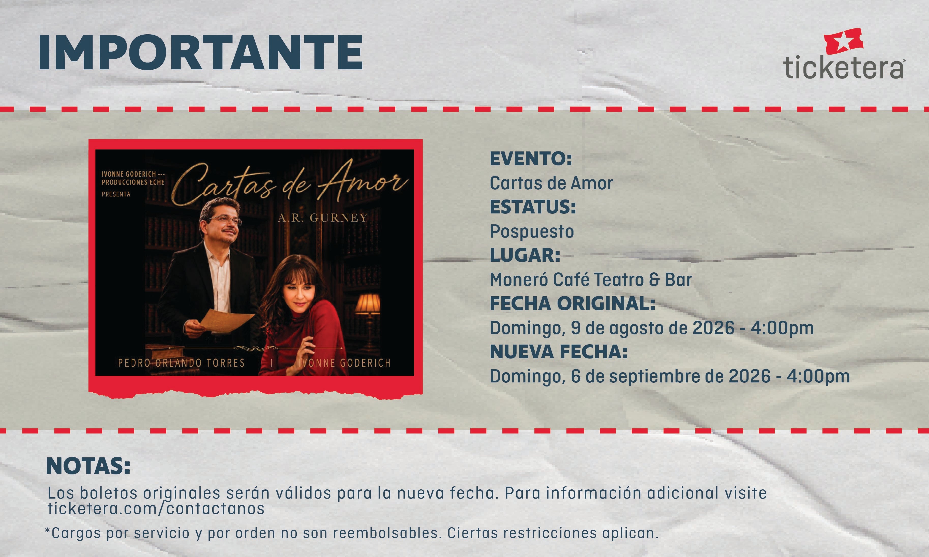 More Info for Cartas de Amor 
