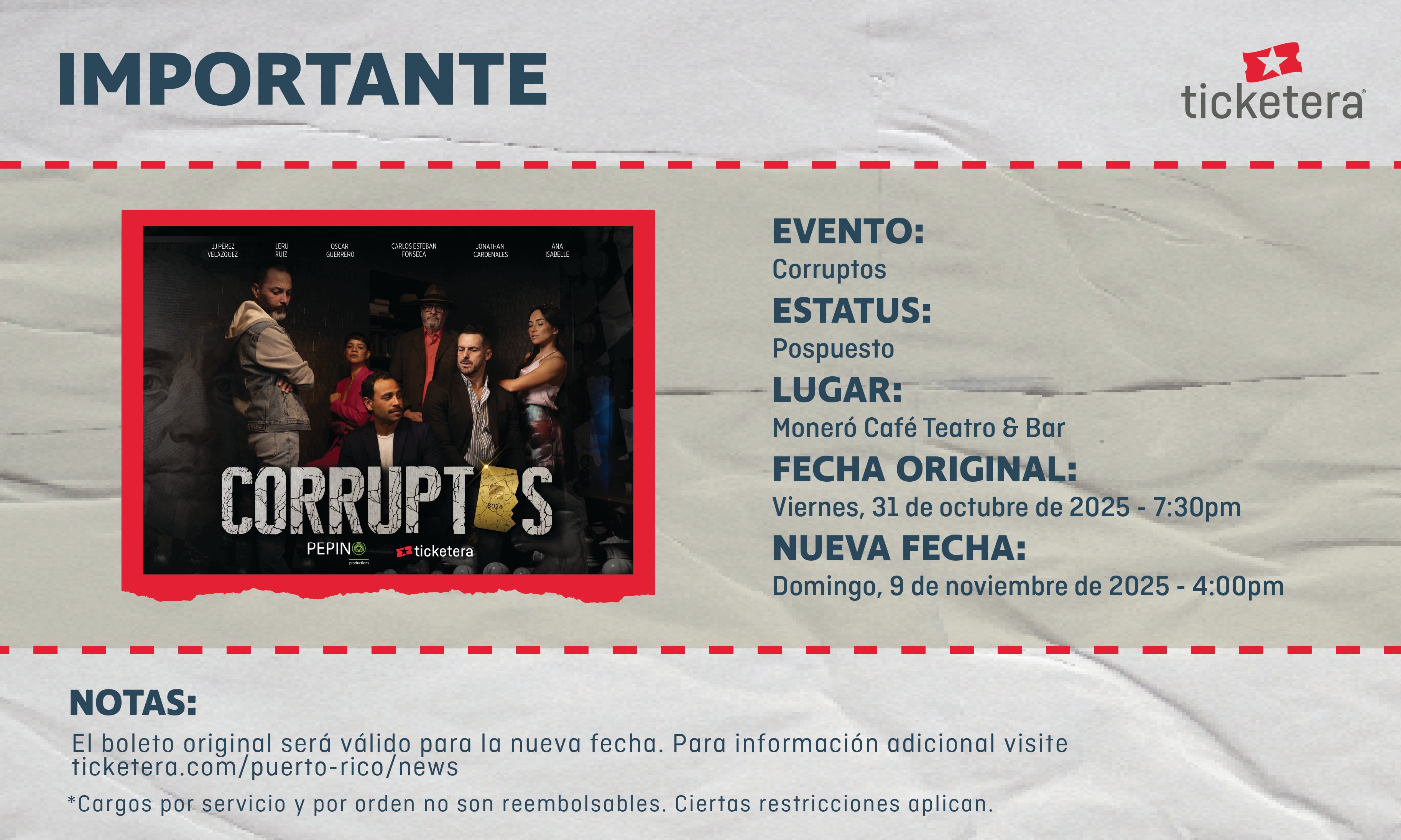 More Info for Corruptos