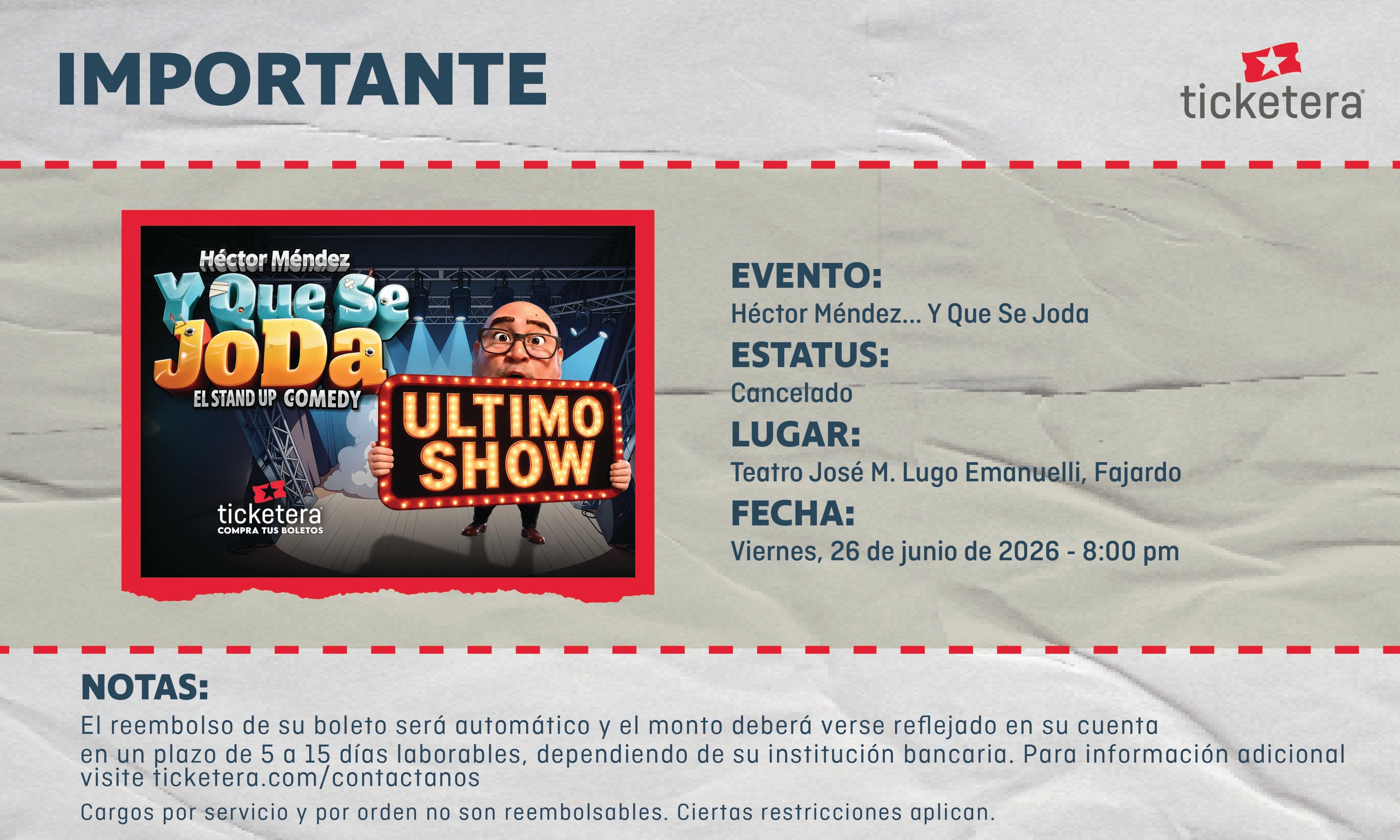 More Info for Héctor Méndez... Y Que Se Joda (FAJARDO)