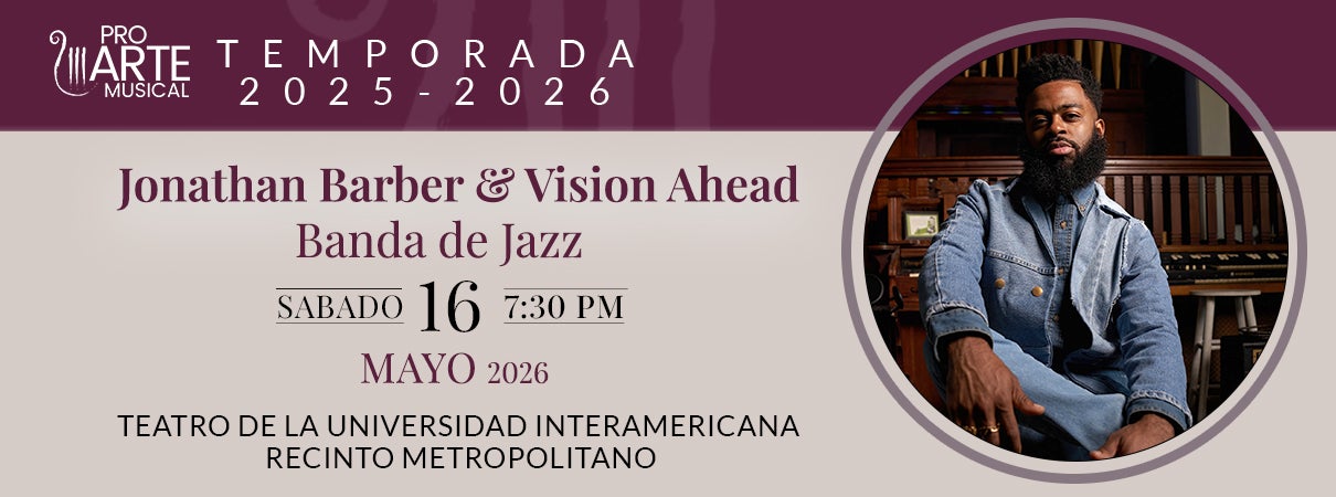 More Info for Jonathan Barber & Vision Ahead