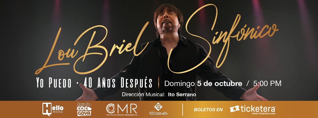 More Info for Lou Briel Sinfónico "Yo Puedo 40 Años Después"