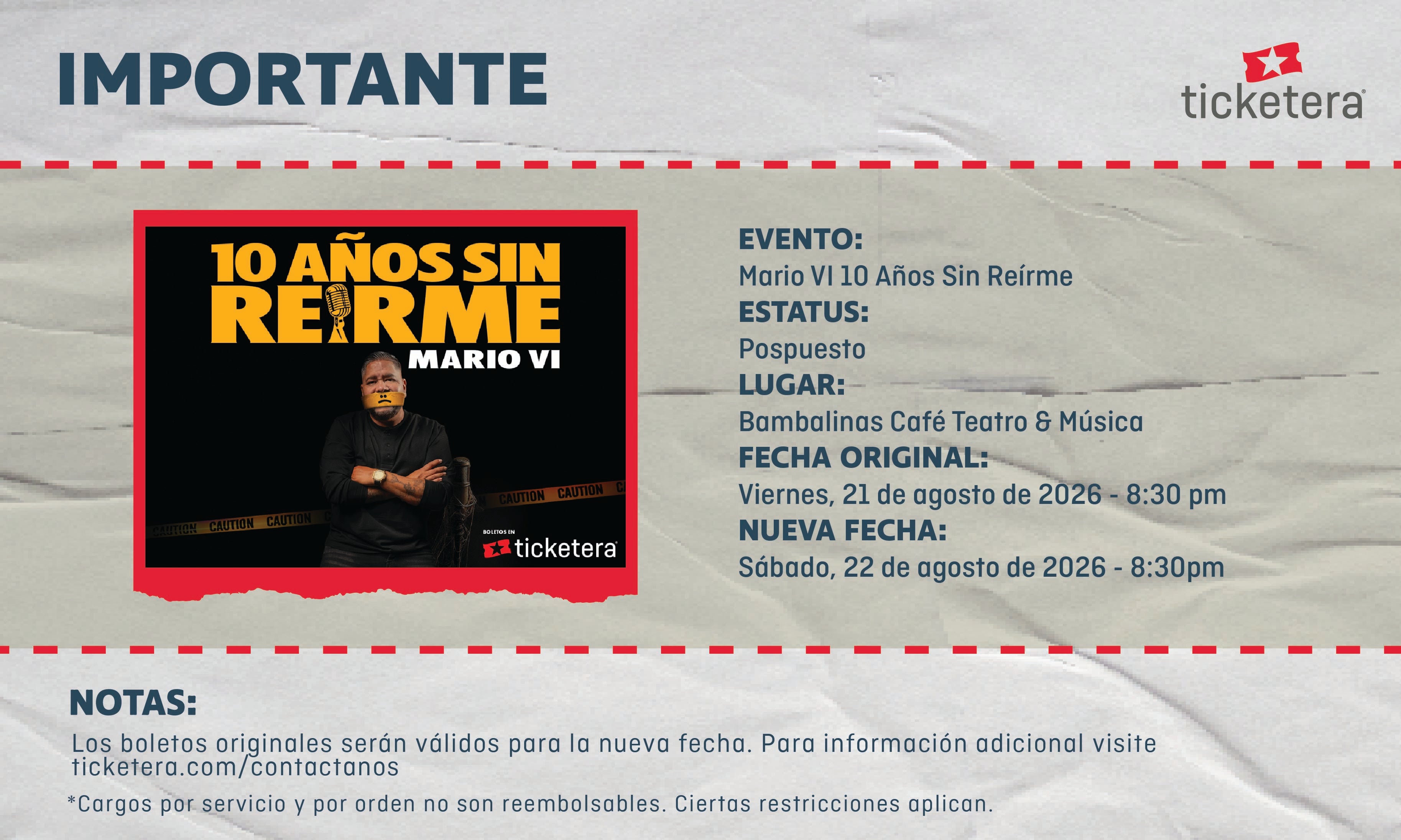 More Info for Mario VI - 10 Años Sin Reírme