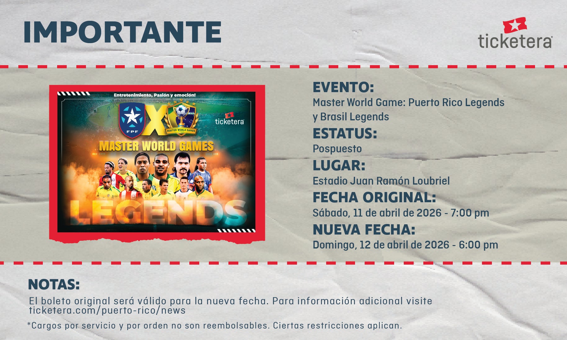More Info for Master World Game: Puerto Rico Legends y Brasil Legends