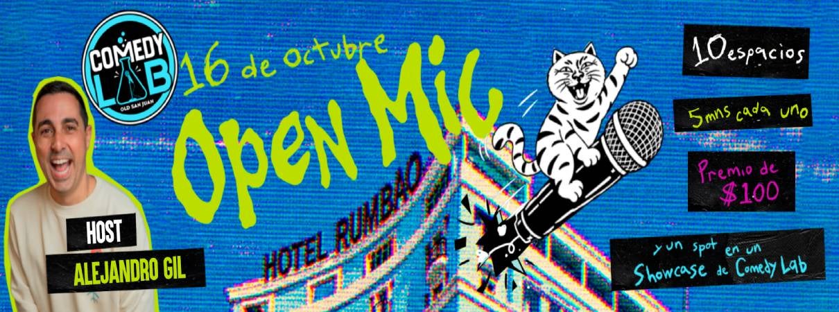 More Info for  Open Mic En Comedy Lab