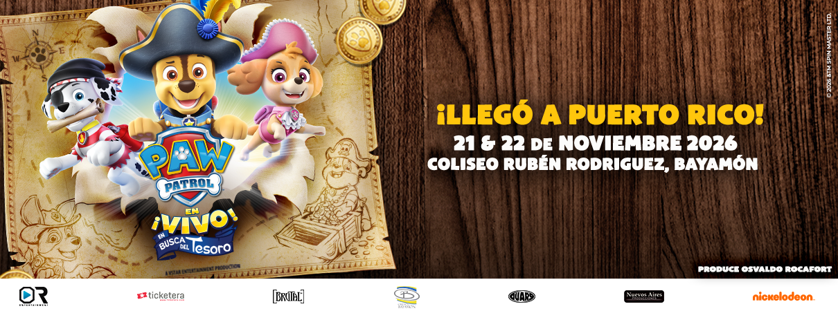 More Info for Paw Patrol en Vivo: En Busca del Tesoro