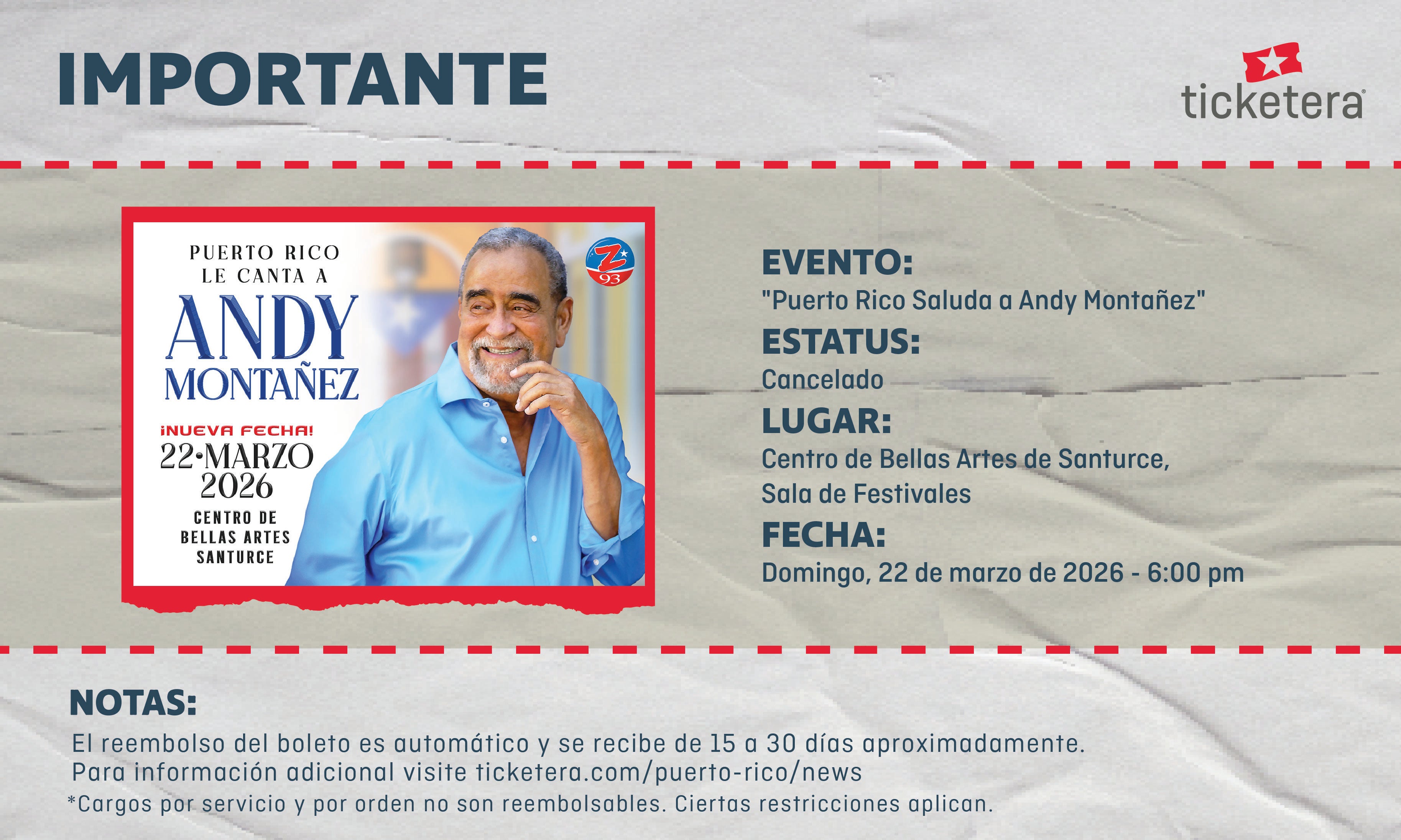 More Info for Puerto Rico Saluda a Andy Montañez