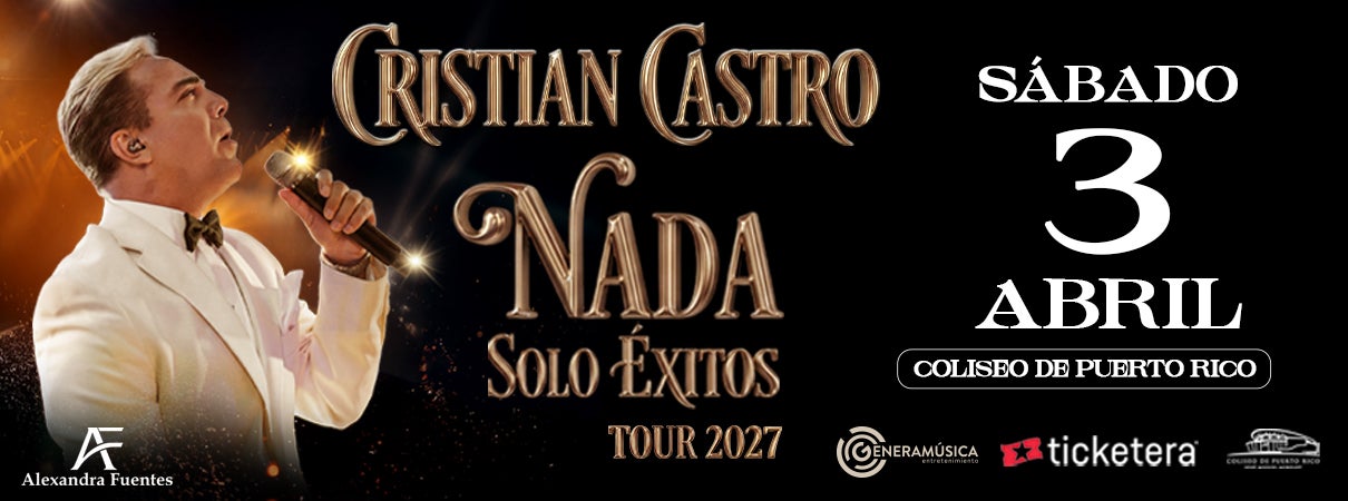 More Info for Cristian Castro: Nada…Sólo Éxitos
