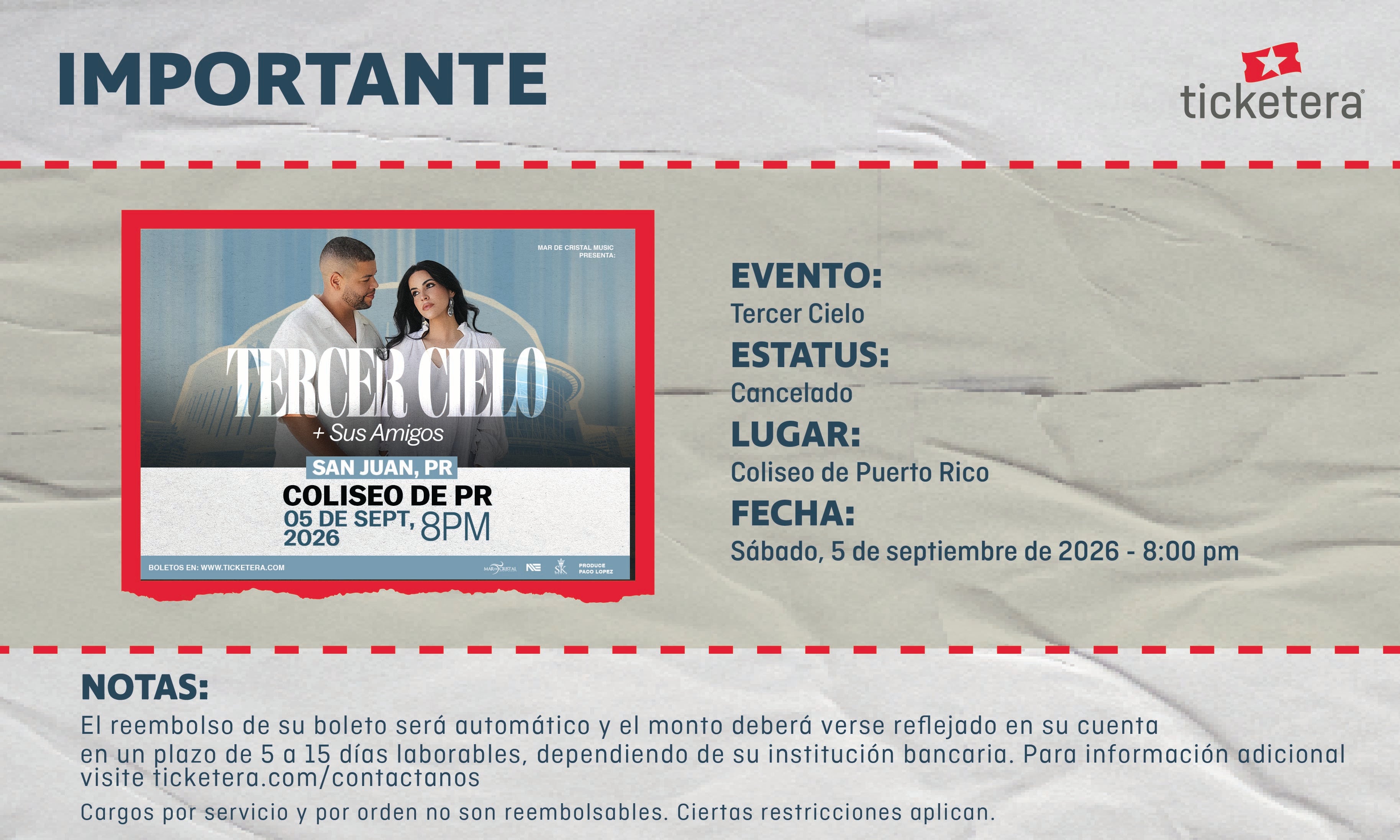 More Info for Tercer Cielo