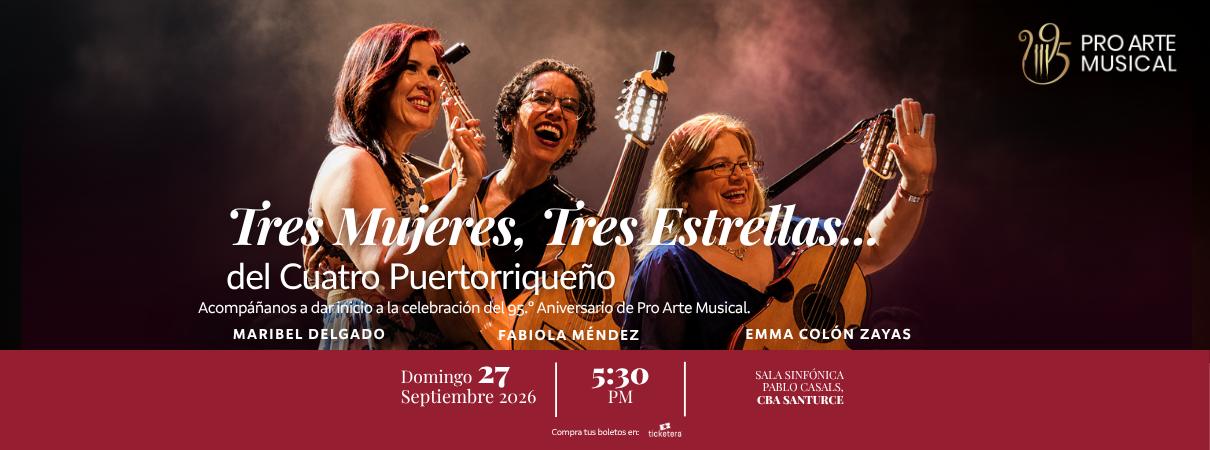 More Info for Tres mujeres, Tres estrellas... del Cuatro Puertorriqueño
